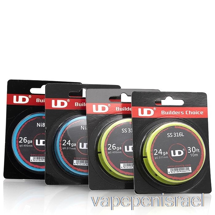 חד פעמי Vape Israel Ud Youde התנגדות חוט 30 Ga - Kanthal